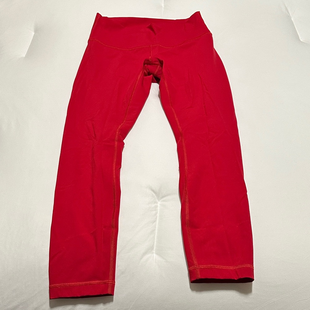 lululemon athletica Vibrant Red Leggings